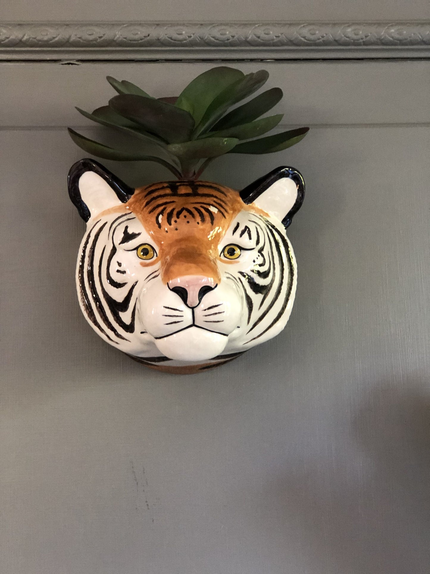Quail - Tiger Wall Vase