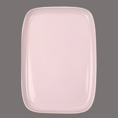 Quail’s Egg Rectangular Platter – Pale Pink