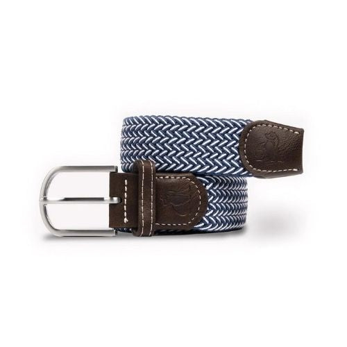 Recycled Woven Belt – Navy Fine Weave