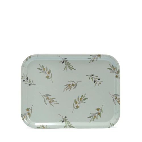 Olive Printed Tray – Small