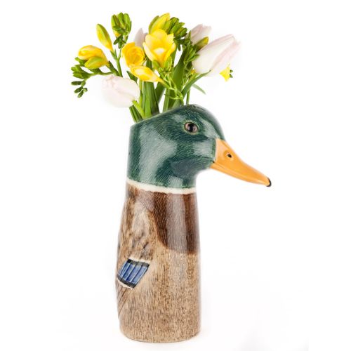 Quail - Mallard Flower Vase