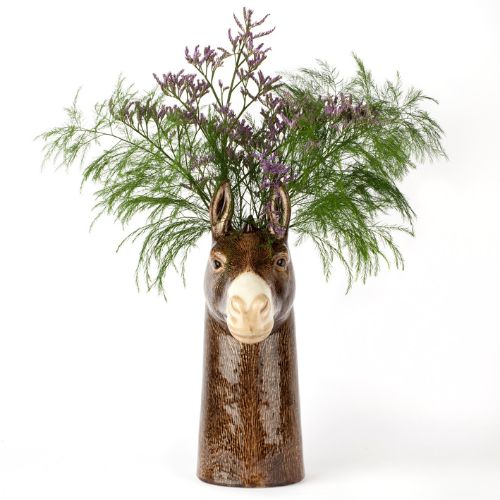 Quail - Donkey Flower Vase