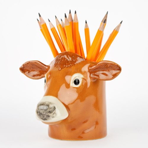 Quail - Jersey Cow Pencil Pot