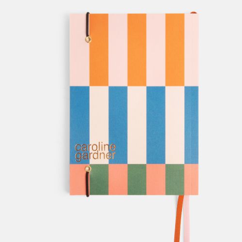 Multi Stripe Soft Cover A5 Notebook